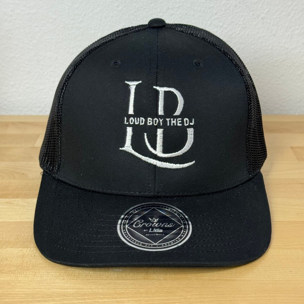 Loud Boy The DJ Black Trucker Hat Snapback Mesh Cap Crowns by Lids